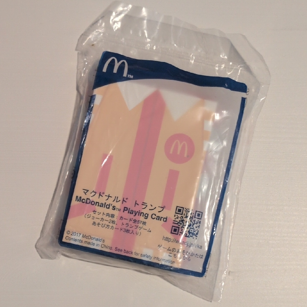 McDonald's Iconic Red and Yellow Playing Cards